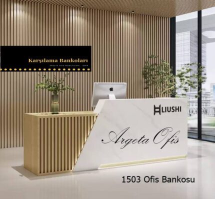 1503 Karşılama Banko (8) | Ofis Bankoları - Modern Banko Modelleri - Müşteri Karşılama Bankosu - Klinik Bankosu - Engelli Bankoları