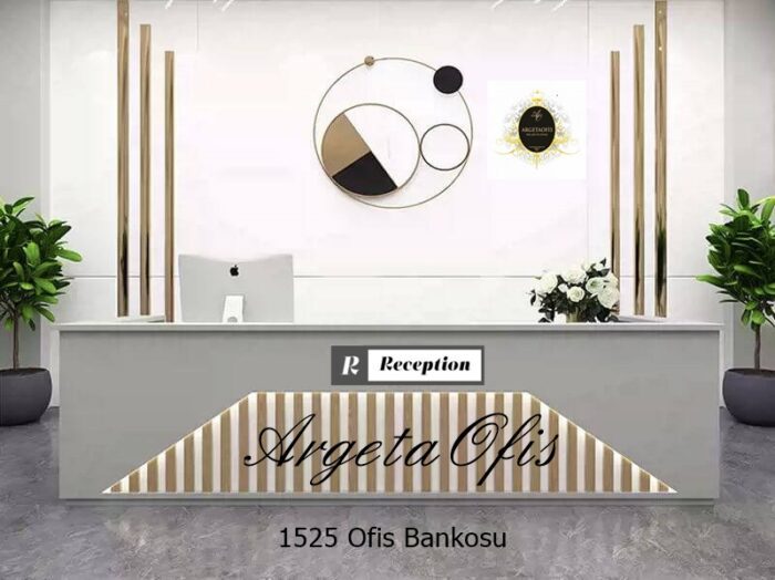 1525 Karşılama Banko (4) | Ofis Bankoları - Modern Banko Modelleri - Müşteri Karşılama Bankosu - Klinik Bankosu - Engelli Bankoları