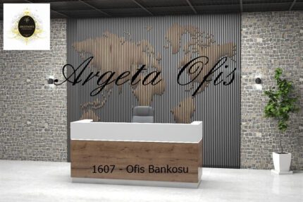 1607 Karşılama Banko (7) | Ofis Bankoları - Modern Banko Modelleri - Müşteri Karşılama Bankosu - Klinik Bankosu - Engelli Bankoları