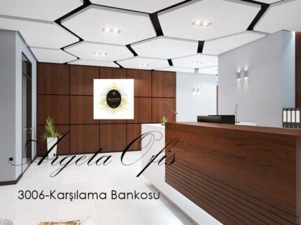 3006 Karşılama Banko (5) | Ofis Bankoları - Modern Banko Modelleri - Müşteri Karşılama Bankosu - Klinik Bankosu - Engelli Bankoları