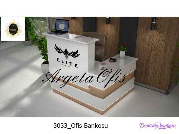 3033 Karşılama Banko (4) | Ofis Bankoları - Modern Banko Modelleri - Müşteri Karşılama Bankosu - Klinik Bankosu - Engelli Bankoları