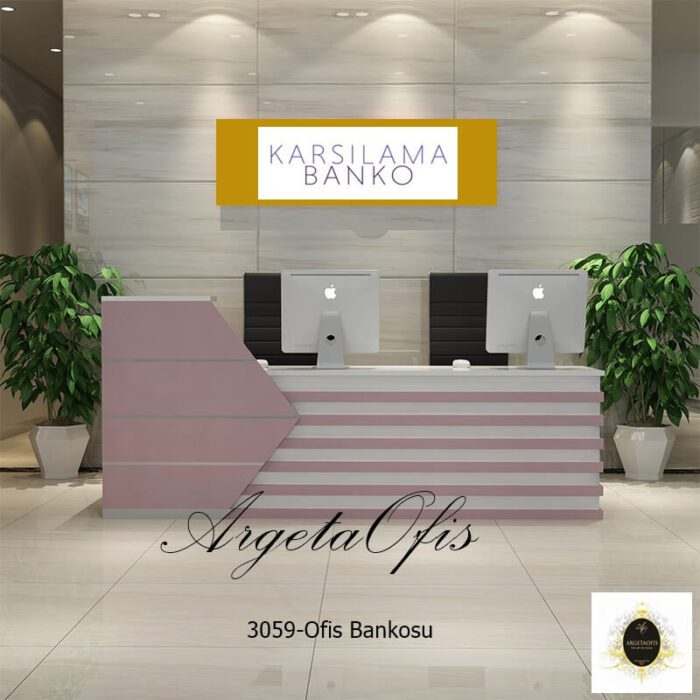 3059 Karşılama Banko (4) | Ofis Bankoları - Modern Banko Modelleri - Müşteri Karşılama Bankosu - Klinik Bankosu - Engelli Bankoları