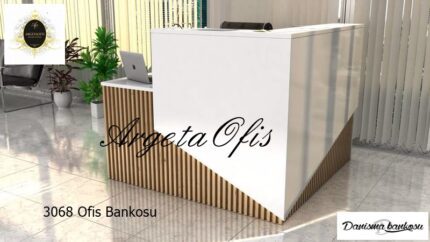 3068 Karşılama Banko (4) | Ofis Bankoları - Modern Banko Modelleri - Müşteri Karşılama Bankosu - Klinik Bankosu - Engelli Bankoları