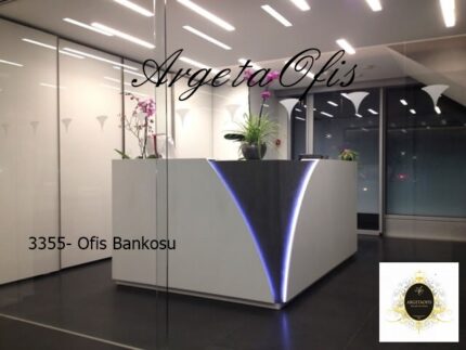 3355 Karşılama Banko (4) | Ofis Bankoları - Modern Banko Modelleri - Müşteri Karşılama Bankosu - Klinik Bankosu - Engelli Bankoları