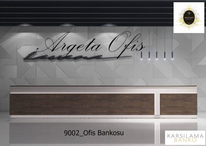 9002 Karşılama Banko (10) | Ofis Bankoları - Modern Banko Modelleri - Müşteri Karşılama Bankosu - Klinik Bankosu - Engelli Bankoları