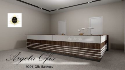 9004 Karşılama Banko (10) | Ofis Bankoları - Modern Banko Modelleri - Müşteri Karşılama Bankosu - Klinik Bankosu - Engelli Bankoları